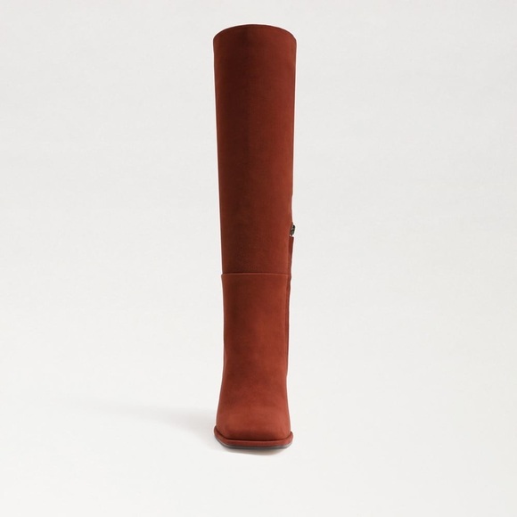 Sam Edelman Issabel Knee High Boots Brown Suede Size 7M Athletic Fit New - Picture 3 of 5